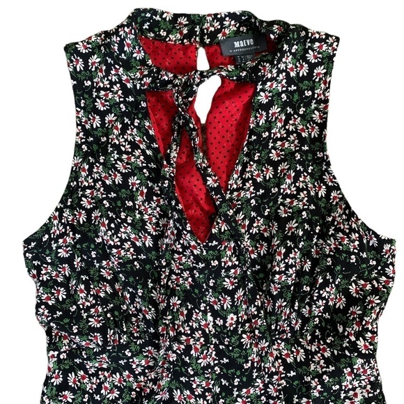 Anthropologie Maeve Ansonia Jumpsuit Floral Print Size 8 - Picture 9 of 16
